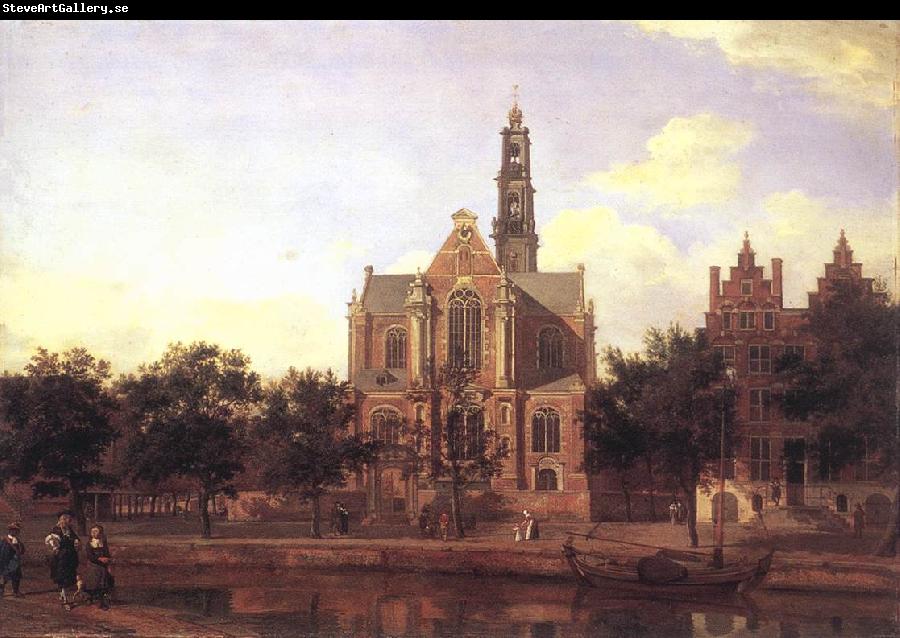 HEYDEN, Jan van der View of the Westerkerk, Amsterdam
